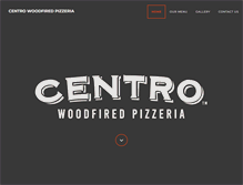 Tablet Screenshot of centropizzeria.com